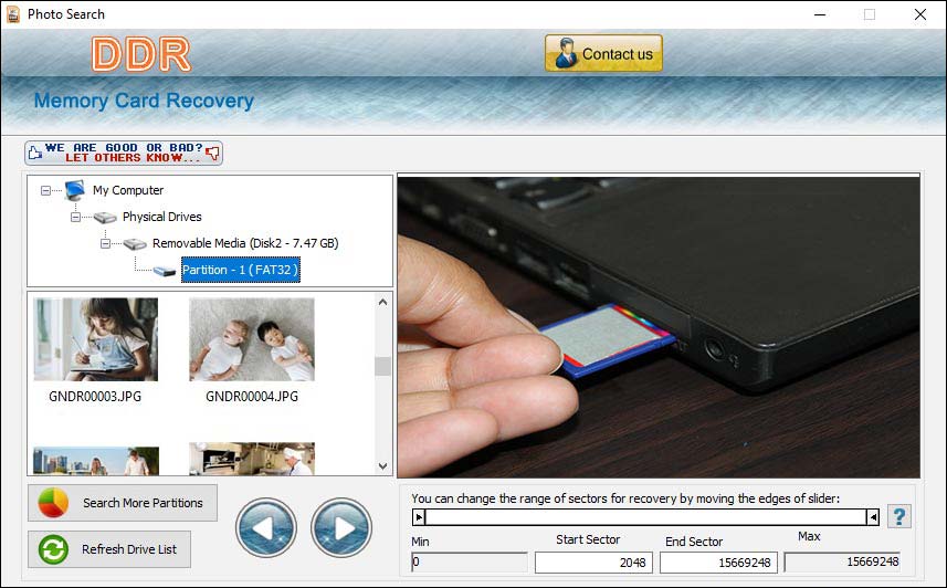 Undelete SD Card 4.8.3.1 screenshot