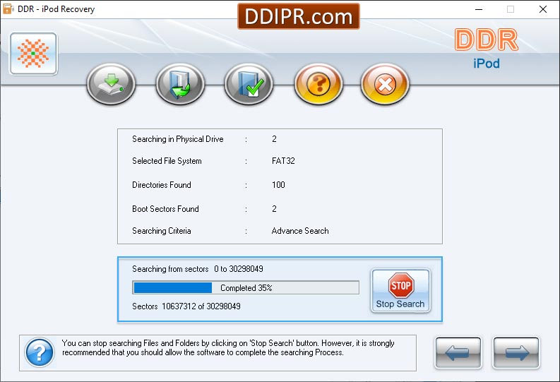 iPod recovery process