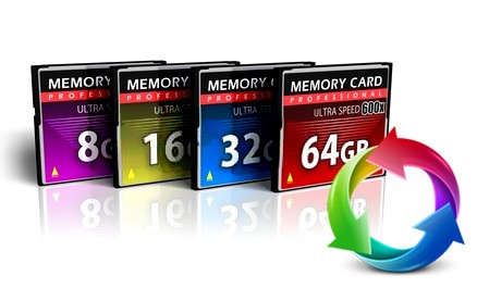 Memory card data recovery